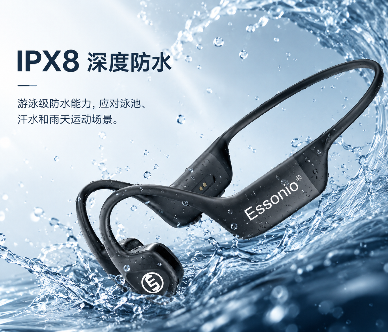IPX8 游泳级防水